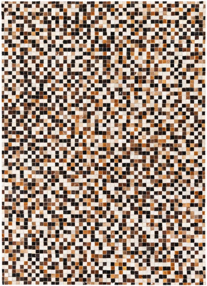 Detail image of 5' 6 x 7' 8 Cowhide Stocks Rug