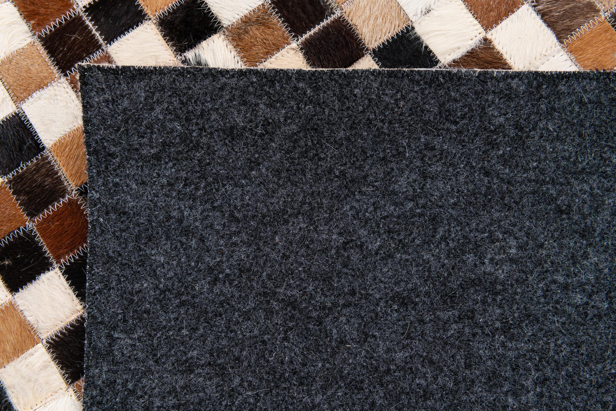 5' 4 x 7' 6 Cowhide Stocks Rug