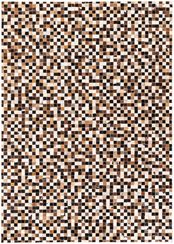 Detail image of 5' 4 x 7' 6 Cowhide Stocks Rug