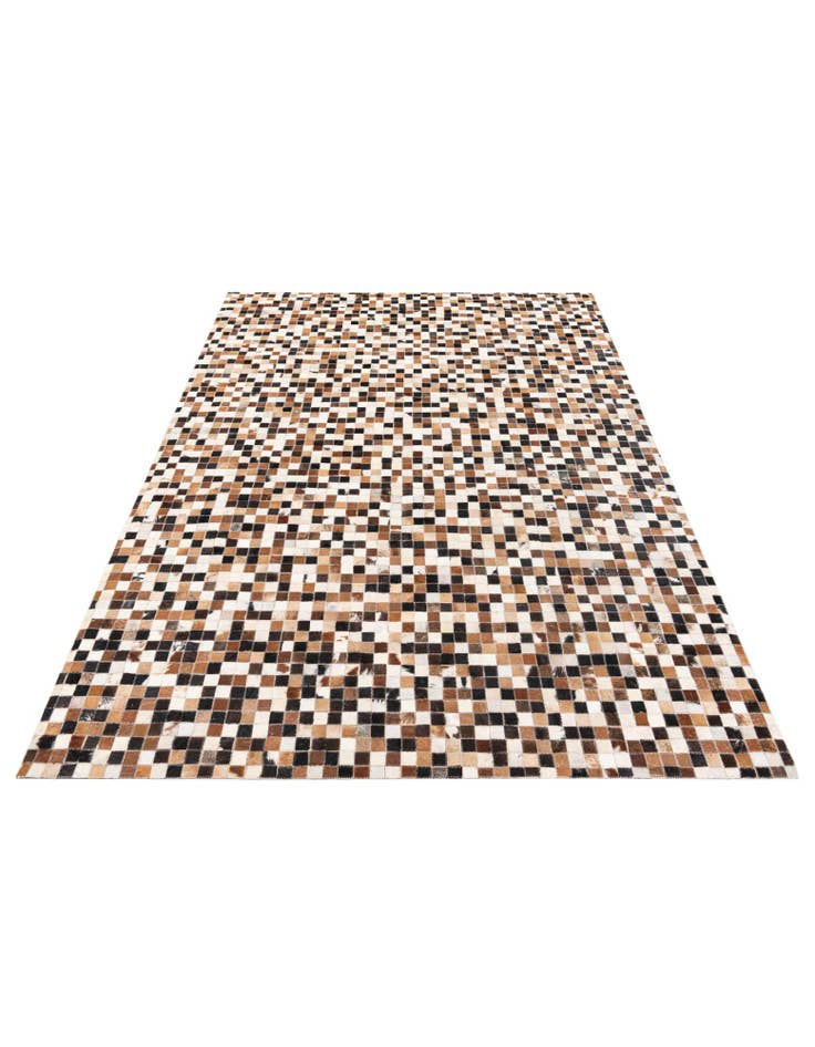 Detail image of 5' 5 x 7' 8 Cowhide Stocks Rug