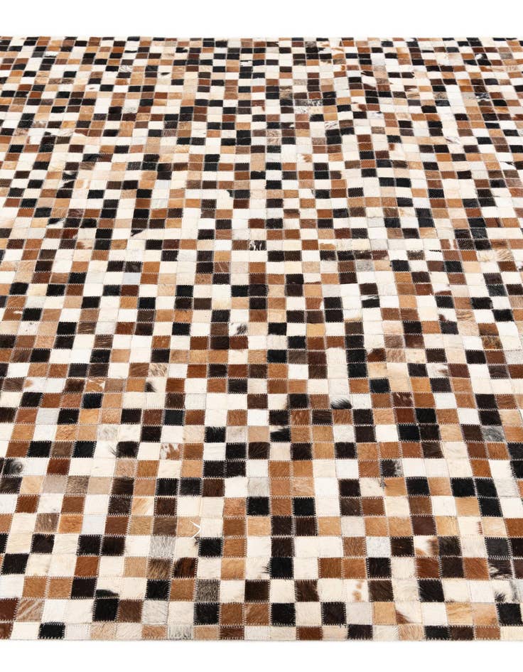 Detail image of 5' 5 x 7' 8 Cowhide Stocks Rug