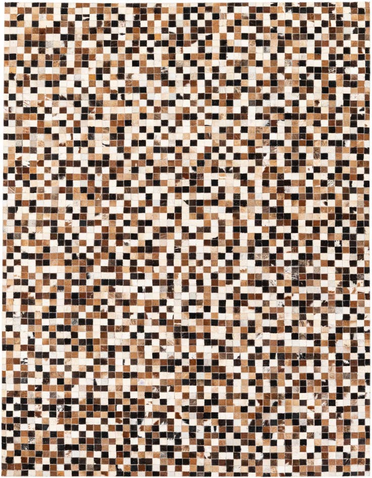 Detail image of 5' 5 x 7' 8 Cowhide Stocks Rug