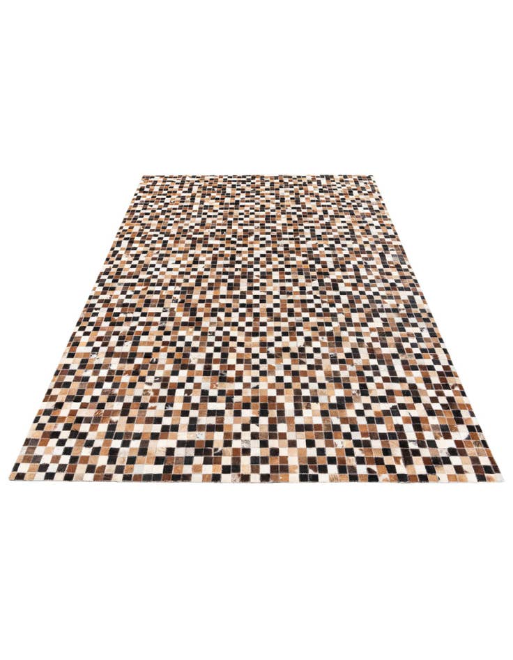 Detail image of 5' 5 x 7' 8 Cowhide Stocks Rug