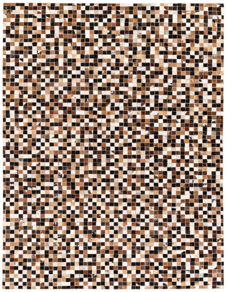 Detail image of 5' 5 x 7' 8 Cowhide Stocks Rug