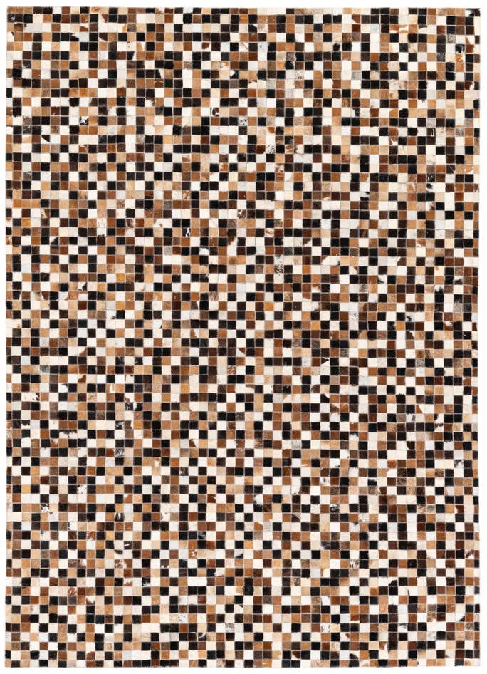 Detail image of 5' 5 x 7' 8 Cowhide Stocks Rug