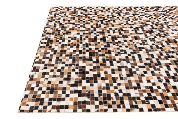5' 5 x 7' 7 Cowhide Stocks Rug