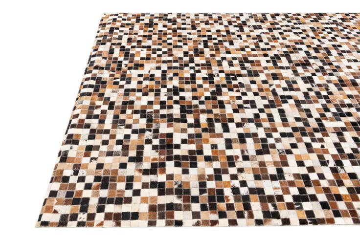Detail image of 5' 5 x 7' 7 Cowhide Stocks Rug