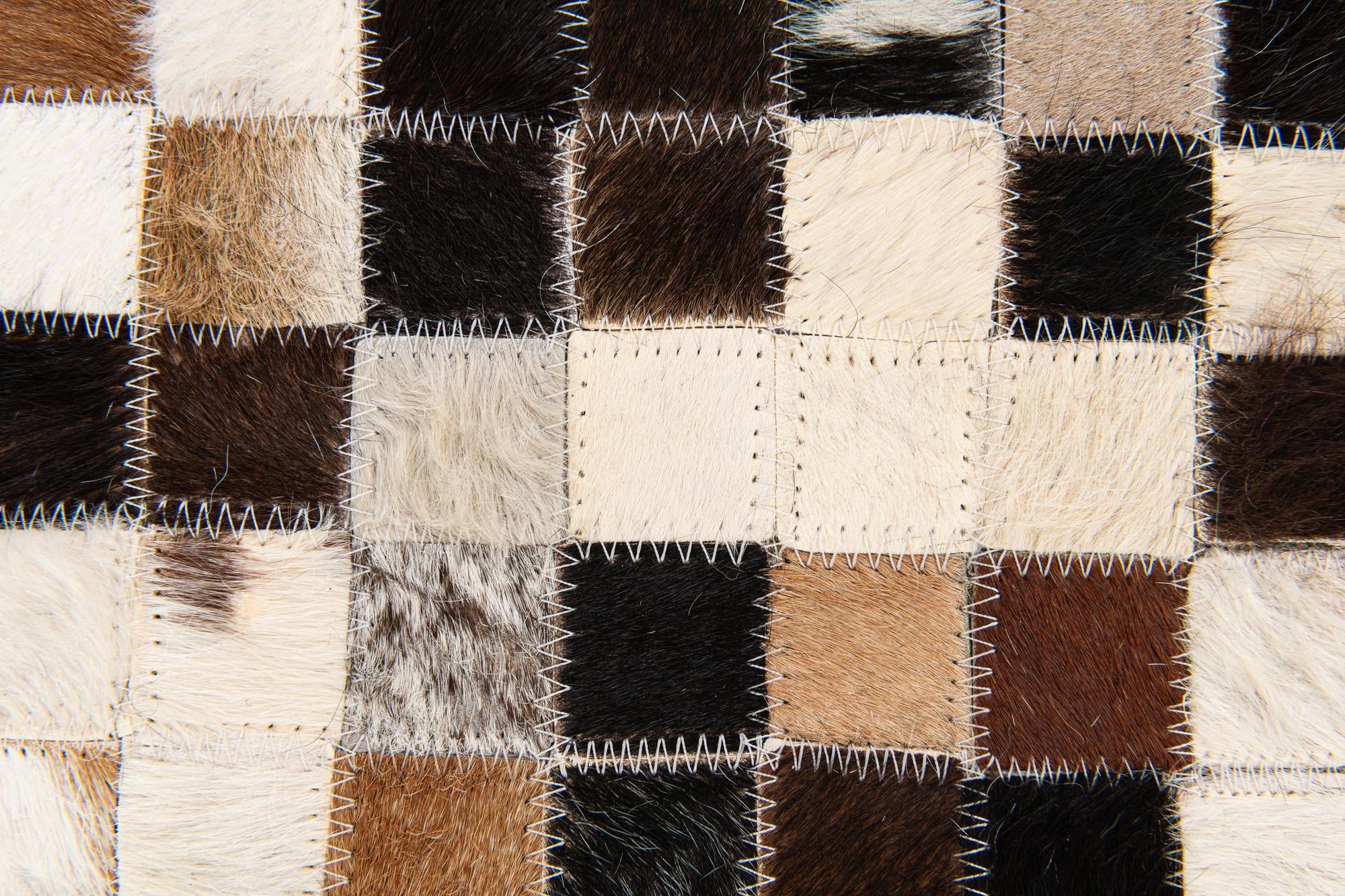 5' 5 x 7' 7 Cowhide Stocks Rug