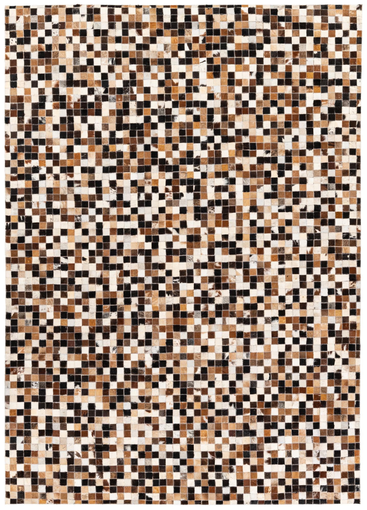 5' 5 x 7' 7 Cowhide Stocks Rug