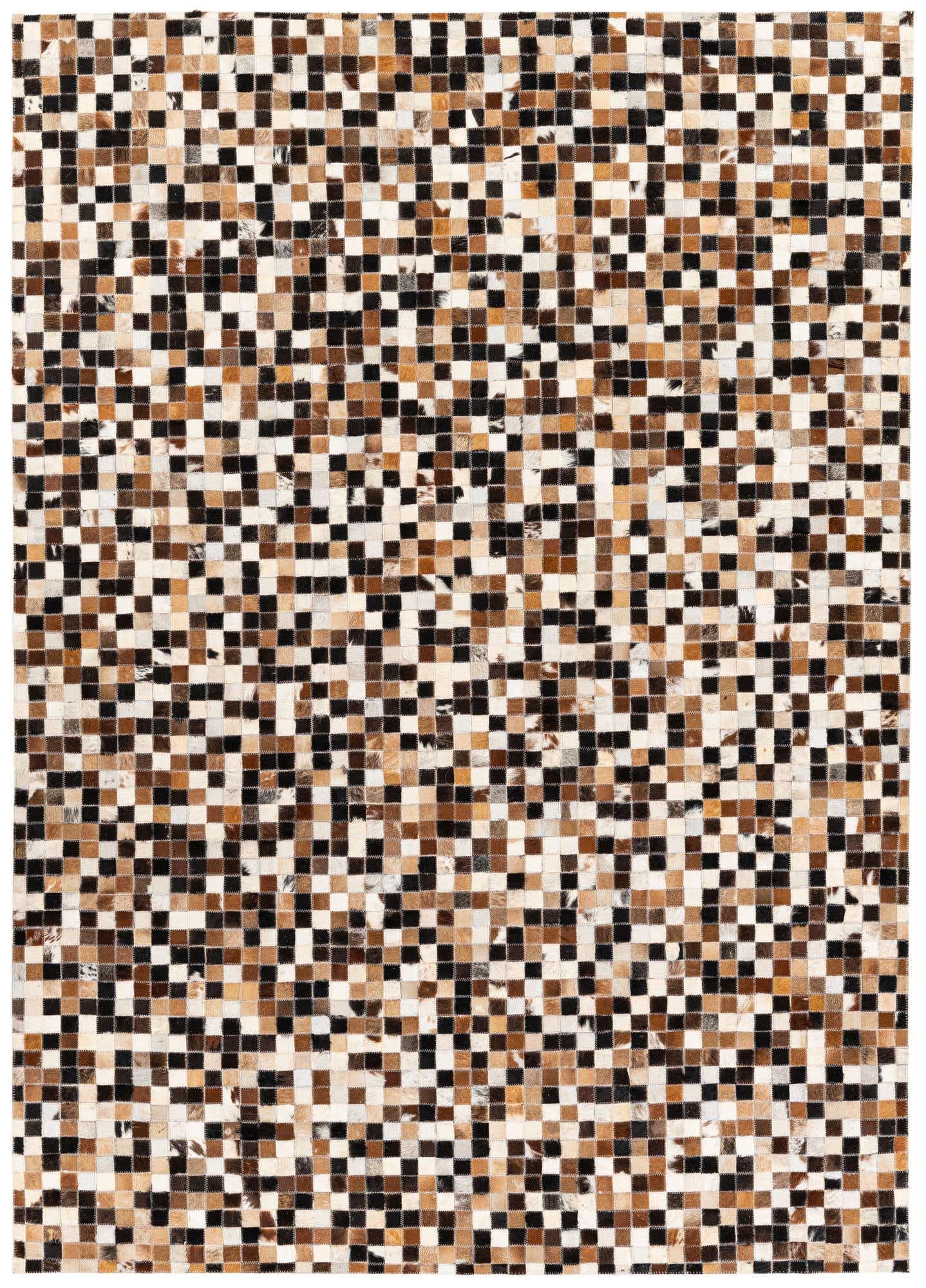 5' 5 x 7' 7 Cowhide Stocks Rug