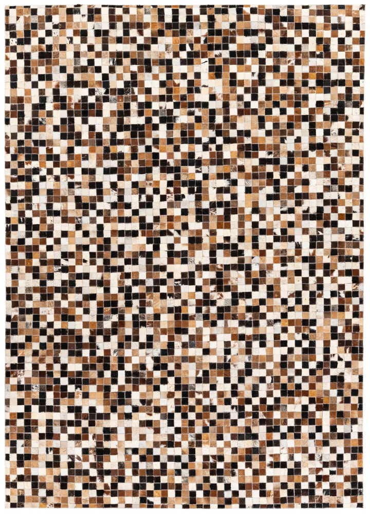 5' 5 x 7' 7 Cowhide Stocks Rug