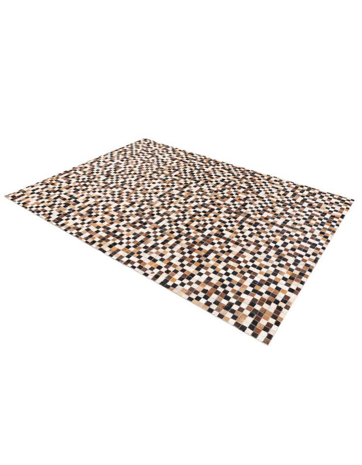 Detail image of 5' 6 x 7' 7 Cowhide Stocks Rug