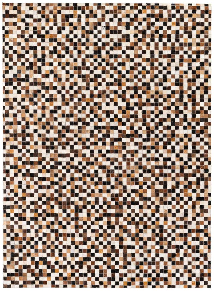5' 6 x 7' 7 Cowhide Stocks Rug