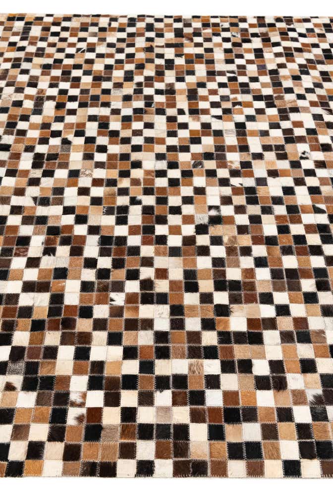 5' 3 x 7' 6 Cowhide Stocks Rug