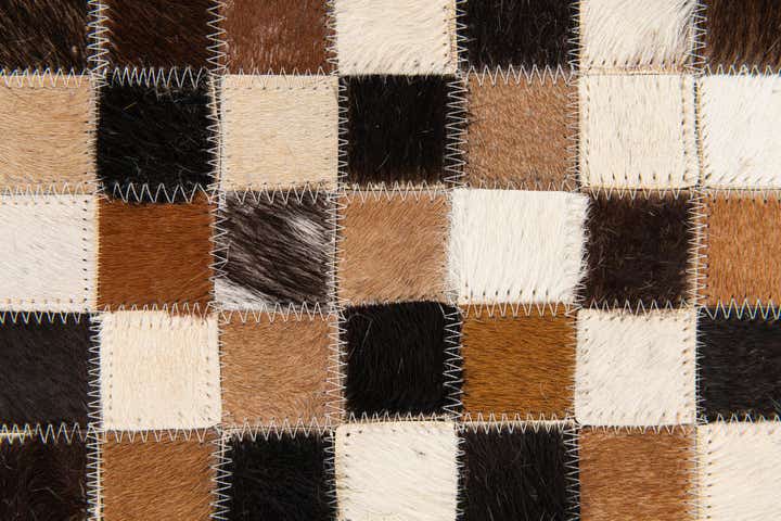 5' 3 x 7' 6 Cowhide Stocks Rug