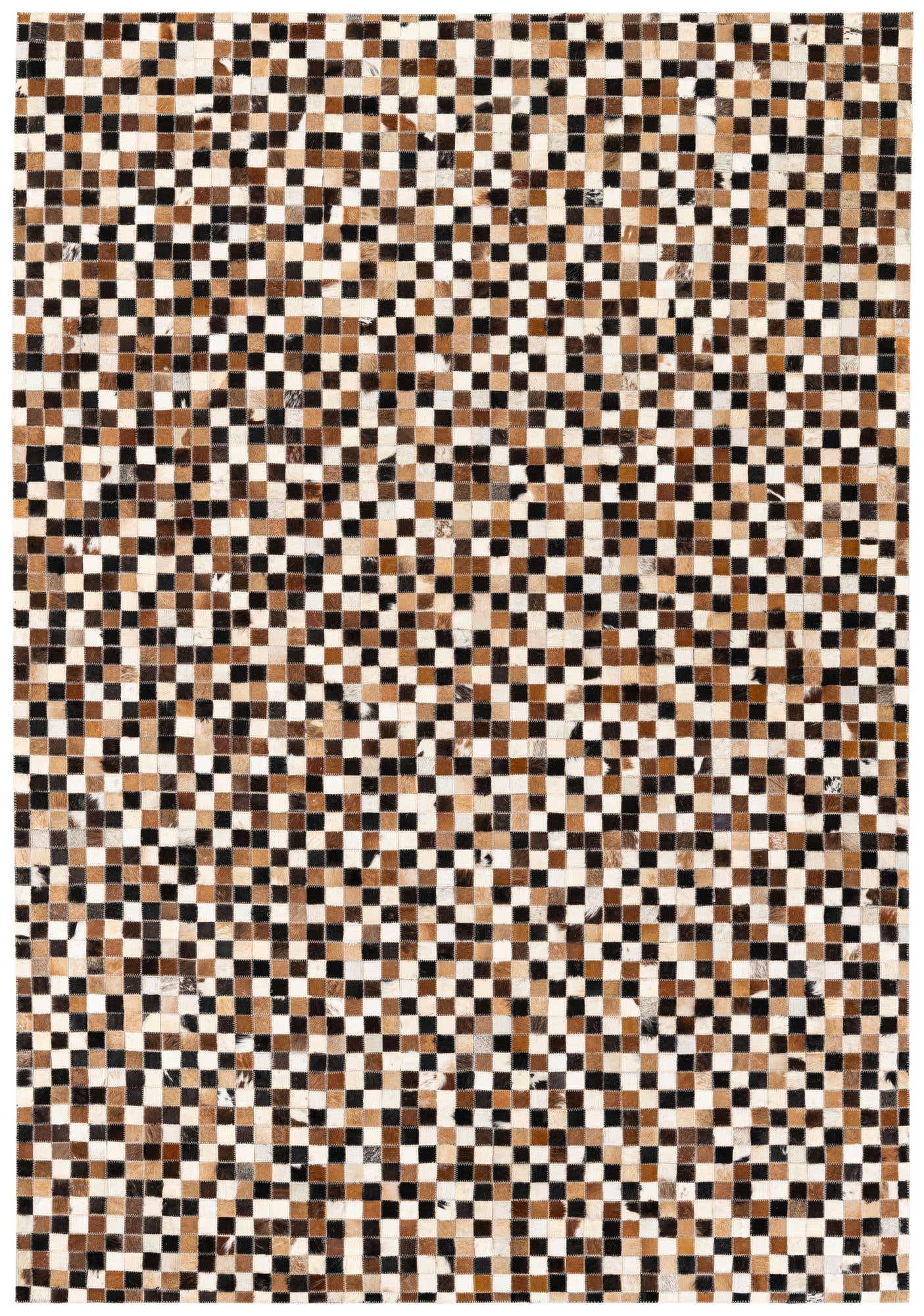 5' 3 x 7' 6 Cowhide Stocks Rug