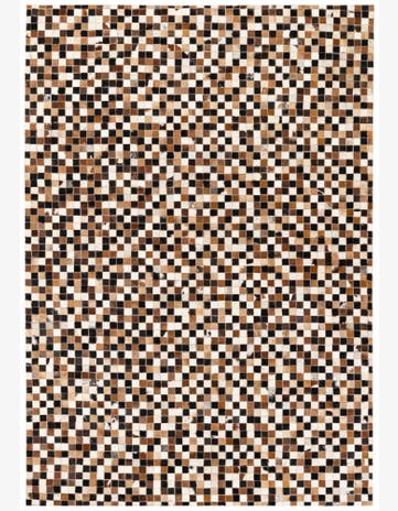 5' 3 x 7' 6 Cowhide Stocks Rug