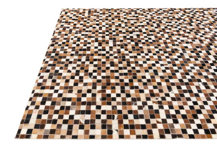 5' 5 x 7' 7 Cowhide Stocks Rug