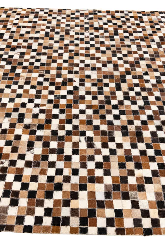 5' 5 x 7' 7 Cowhide Stocks Rug