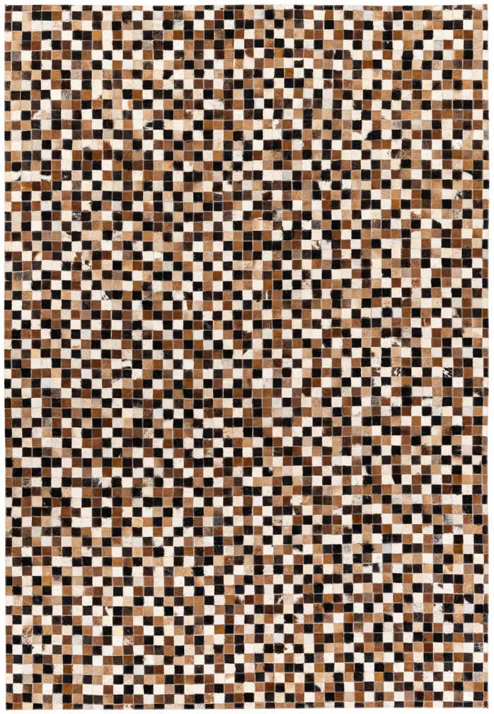 5' 5 x 7' 7 Cowhide Stocks Rug
