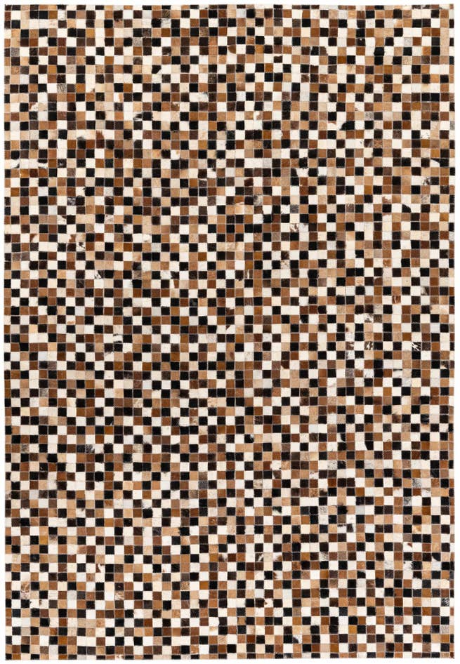 Detail image of 5' 5 x 7' 7 Cowhide Stocks Rug