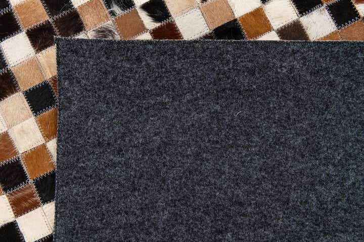 5' 3 x 7' 6 Cowhide Stocks Rug