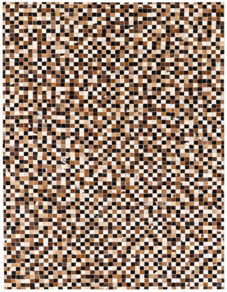 Detail image of 5' 3 x 7' 6 Cowhide Stocks Rug