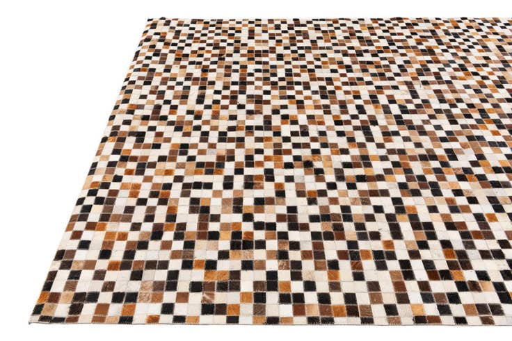 Detail image of 5' 5 x 7' 8 Cowhide Stocks Rug