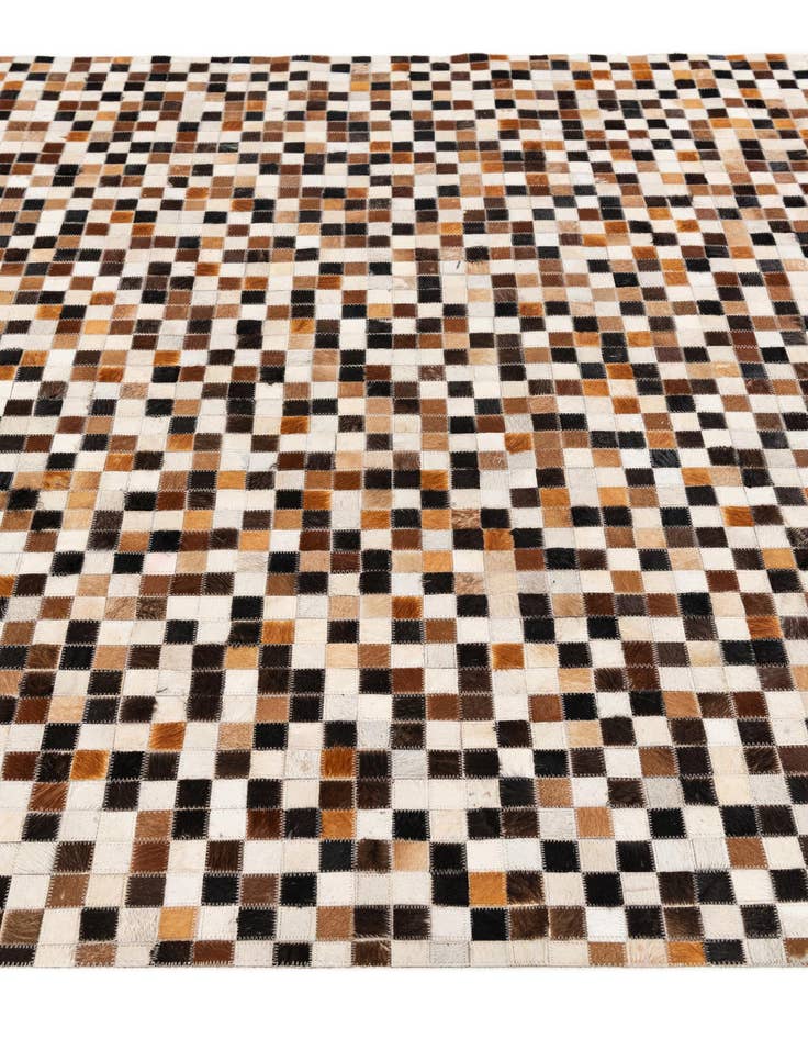 Detail image of 5' 5 x 7' 8 Cowhide Stocks Rug