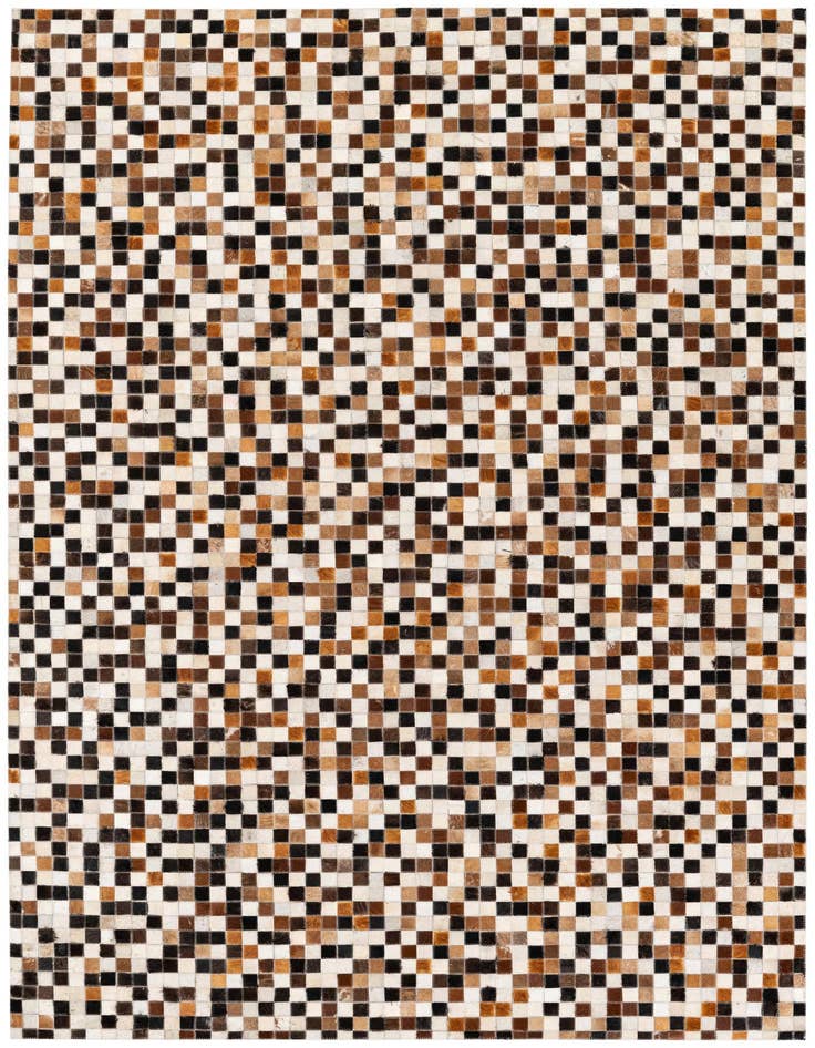 Detail image of 5' 5 x 7' 8 Cowhide Stocks Rug