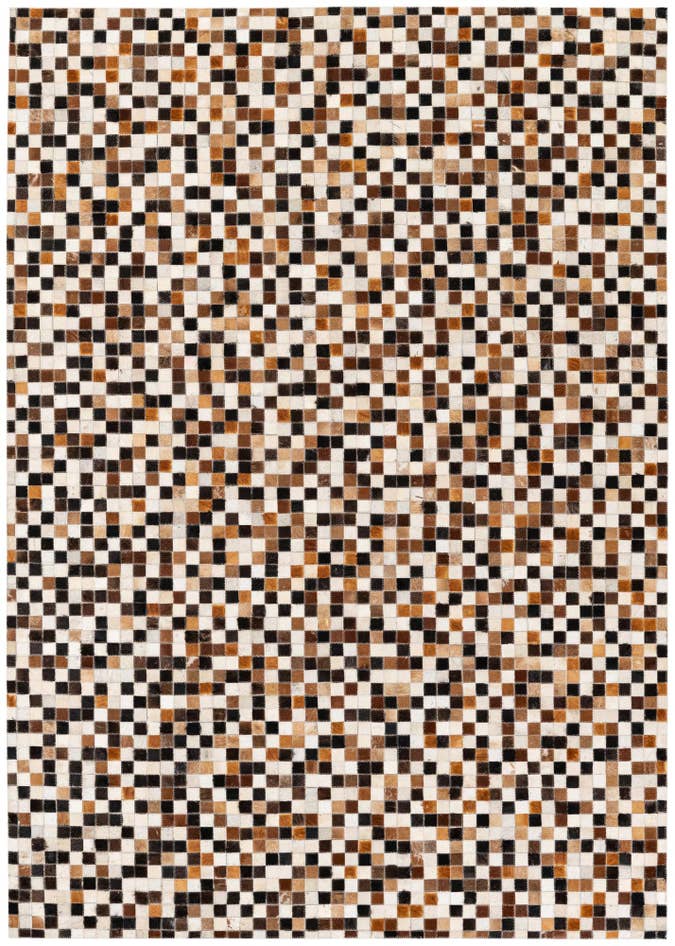 Detail image of 5' 5 x 7' 8 Cowhide Stocks Rug