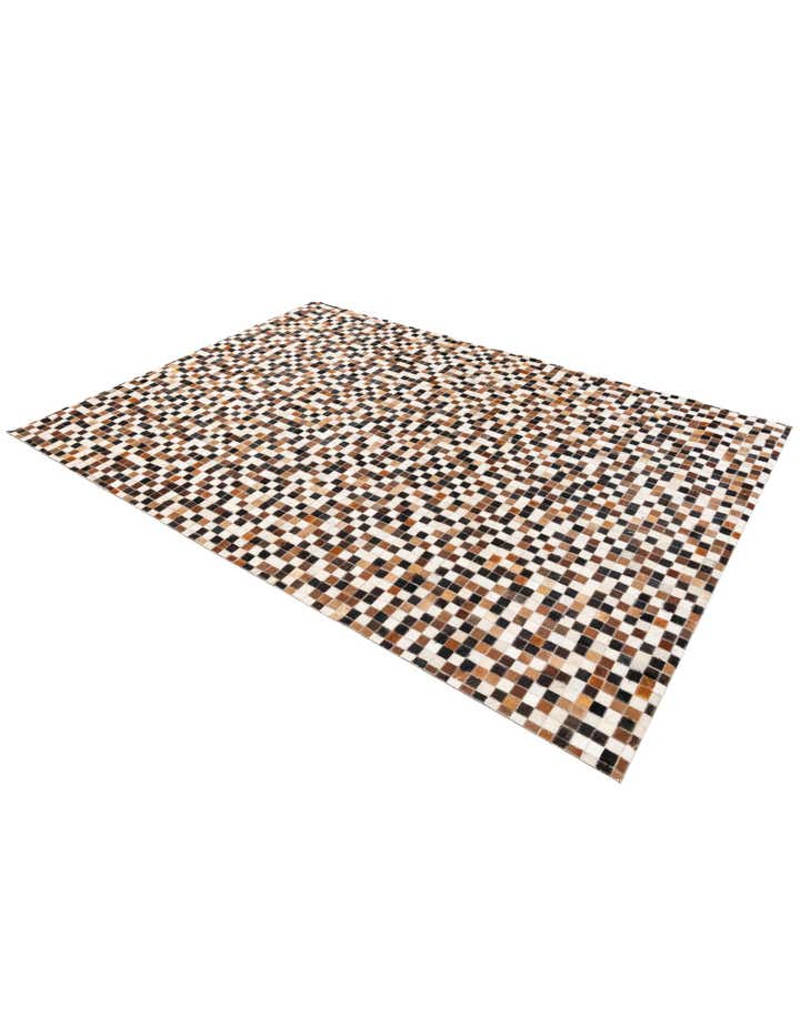 5' 6 x 7' 8 Cowhide Stocks Rug