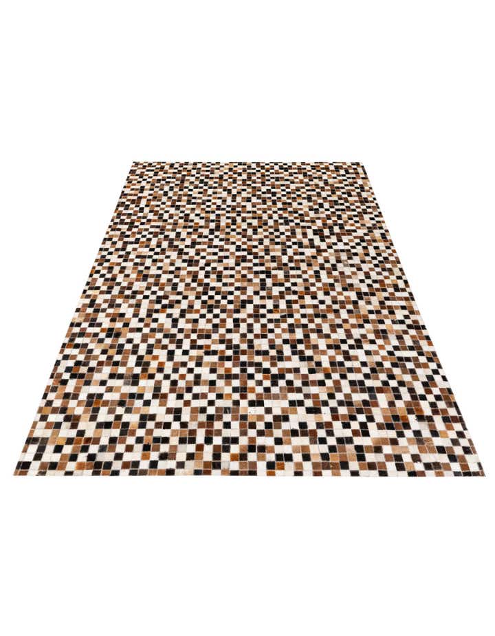 5' 6 x 7' 8 Cowhide Stocks Rug
