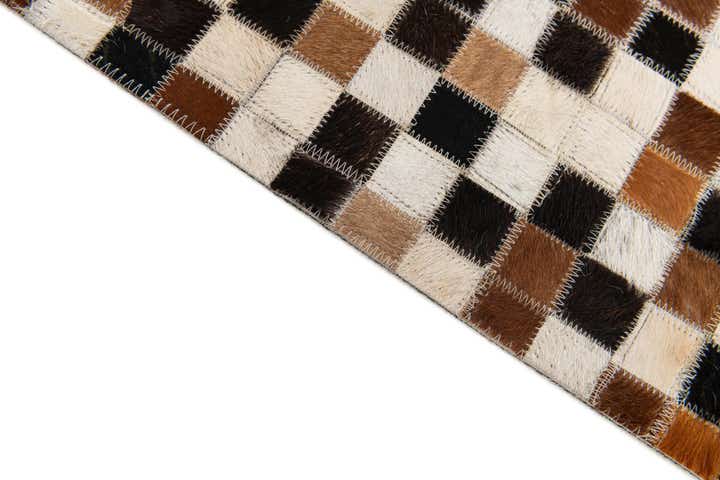 5' 6 x 7' 8 Cowhide Stocks Rug