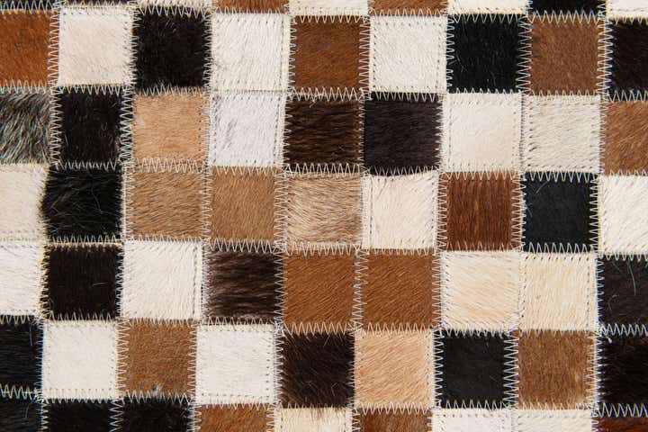 5' 6 x 7' 8 Cowhide Stocks Rug