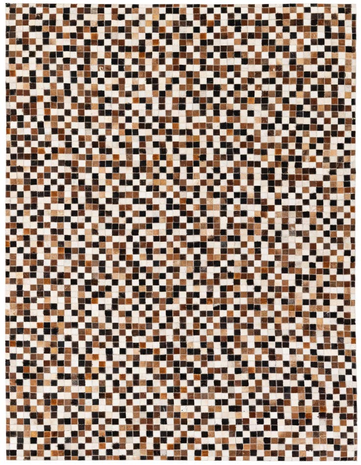 Detail image of 5' 6 x 7' 8 Cowhide Stocks Rug