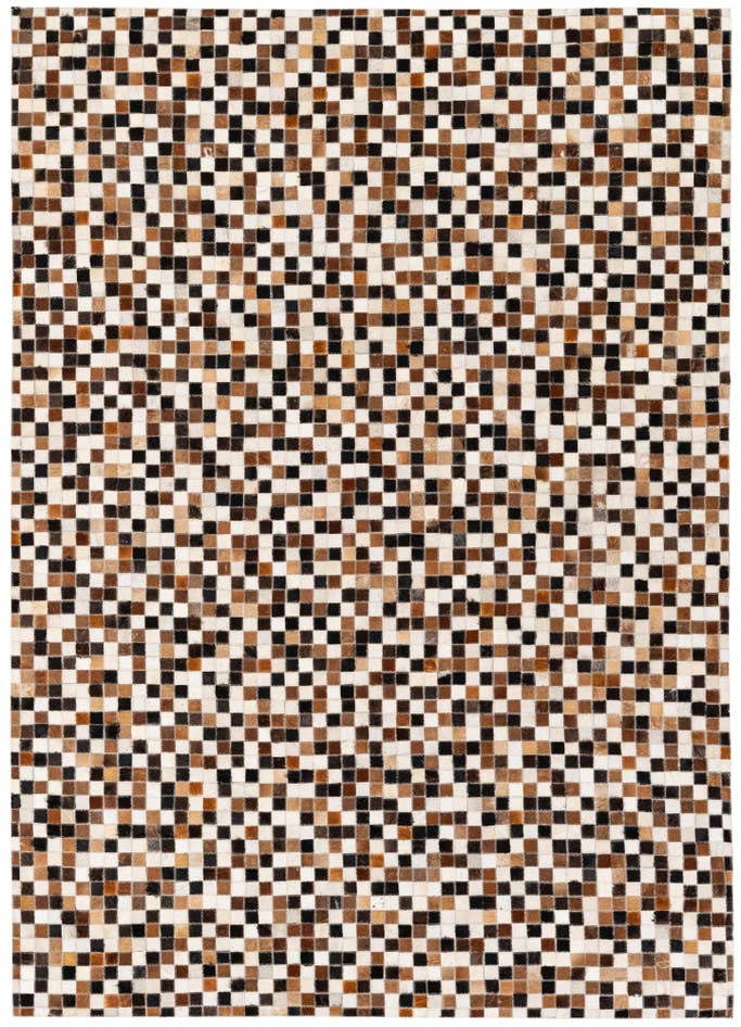 Detail image of 5' 6 x 7' 8 Cowhide Stocks Rug