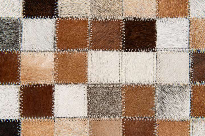 5' x 8' Cowhide Stocks Rug