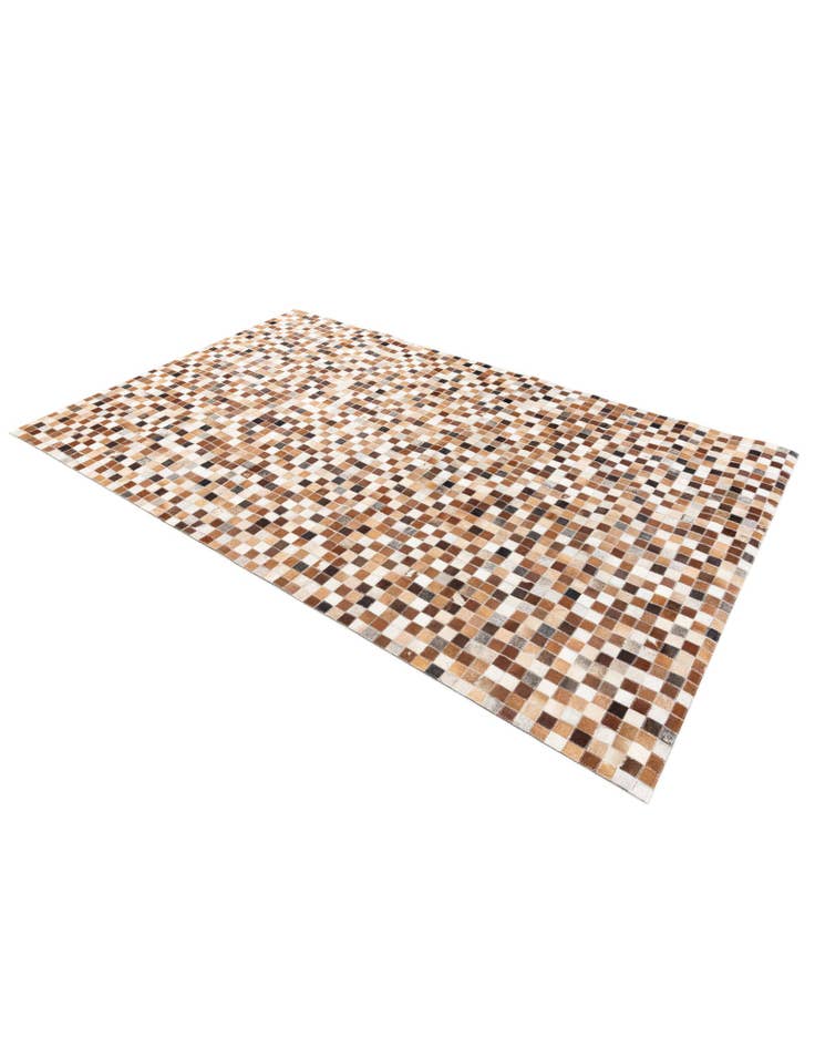 Detail image of 5' x 7' 10 Cowhide Stocks Rug