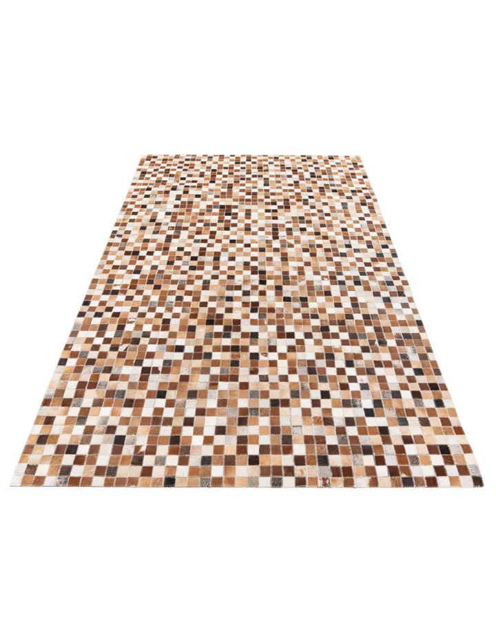 5' x 7' 10 Cowhide Stocks Rug