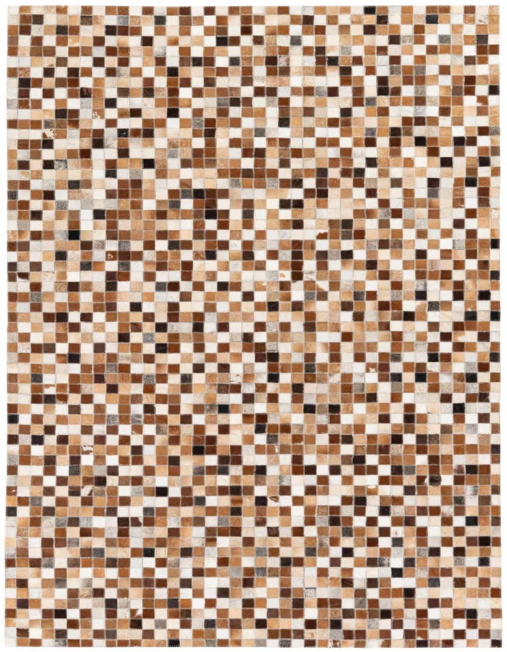 Detail image of 5' x 7' 10 Cowhide Stocks Rug