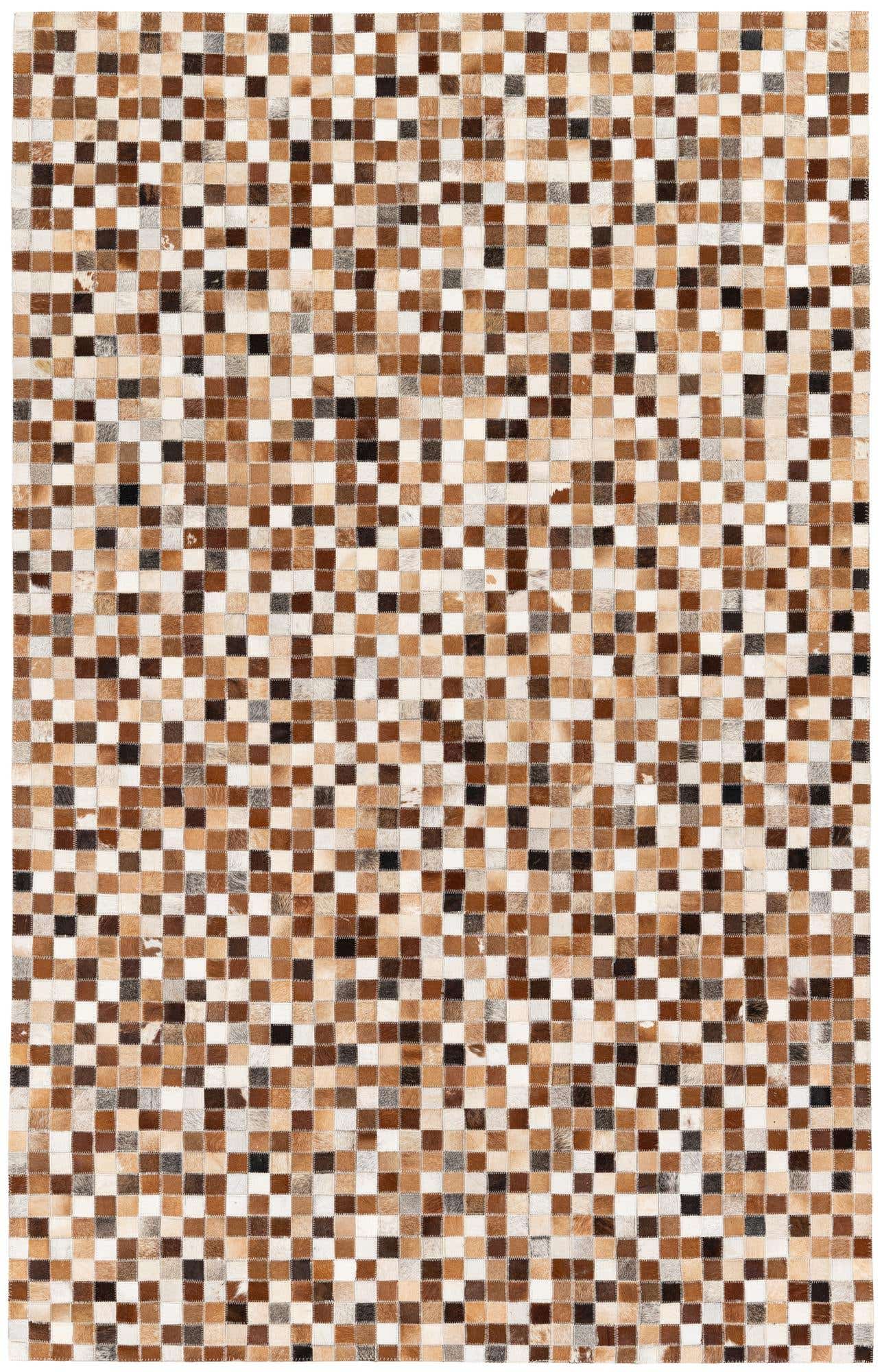 5' x 7' 10 Cowhide Stocks Rug