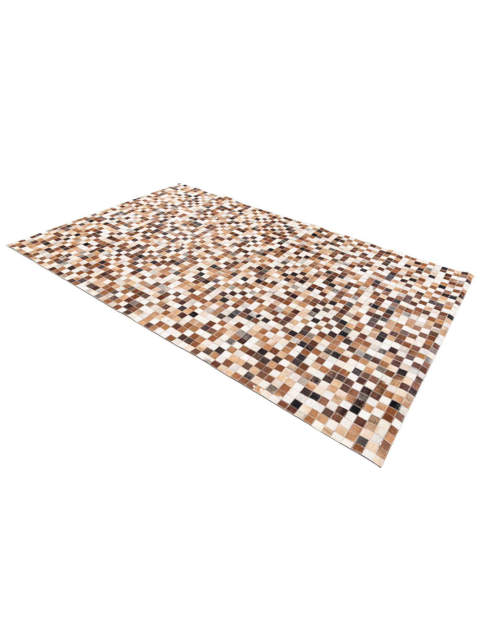 5' x 7' 11 Cowhide Stocks Rug