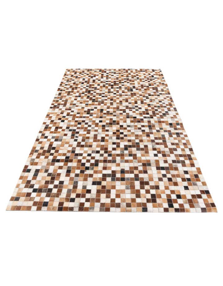 5' x 7' 11 Cowhide Stocks Rug