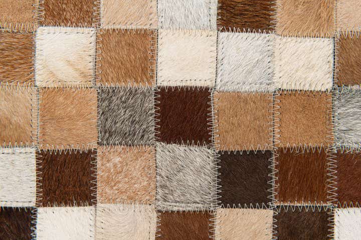 5' x 7' 11 Cowhide Stocks Rug
