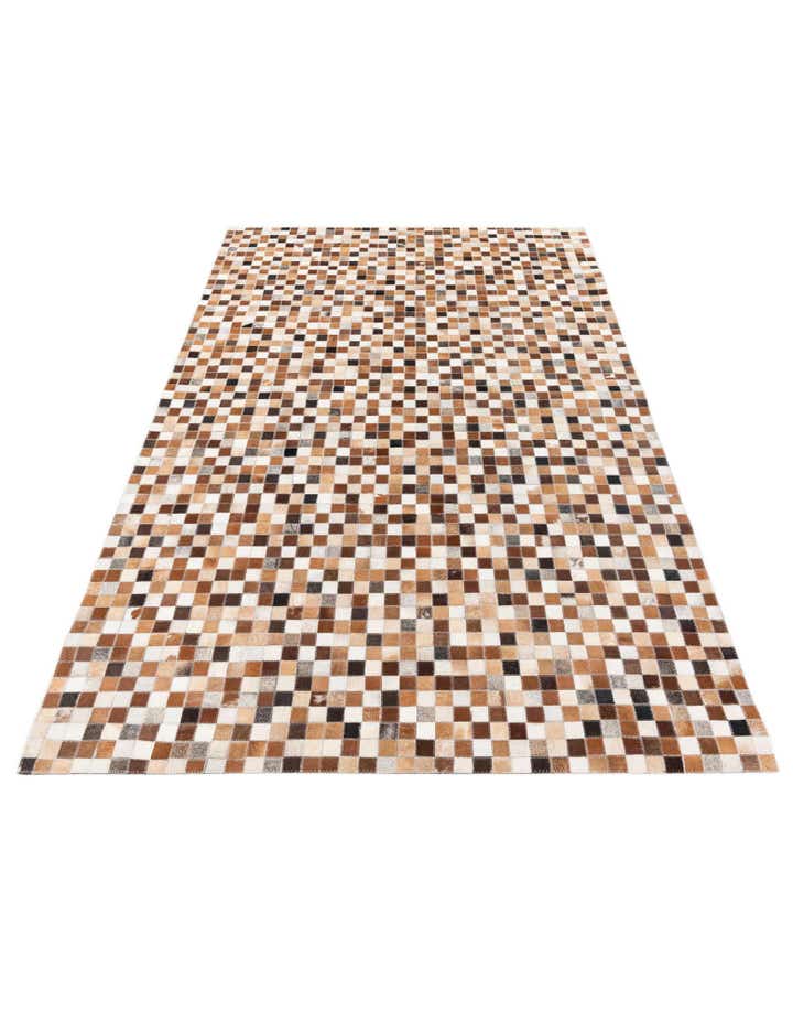 5' x 7' 11 Cowhide Stocks Rug
