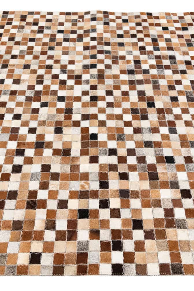 5' x 7' 11 Cowhide Stocks Rug