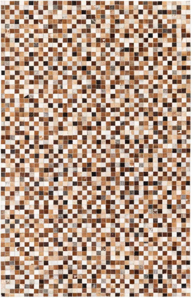 5' x 7' 11 Cowhide Stocks Rug