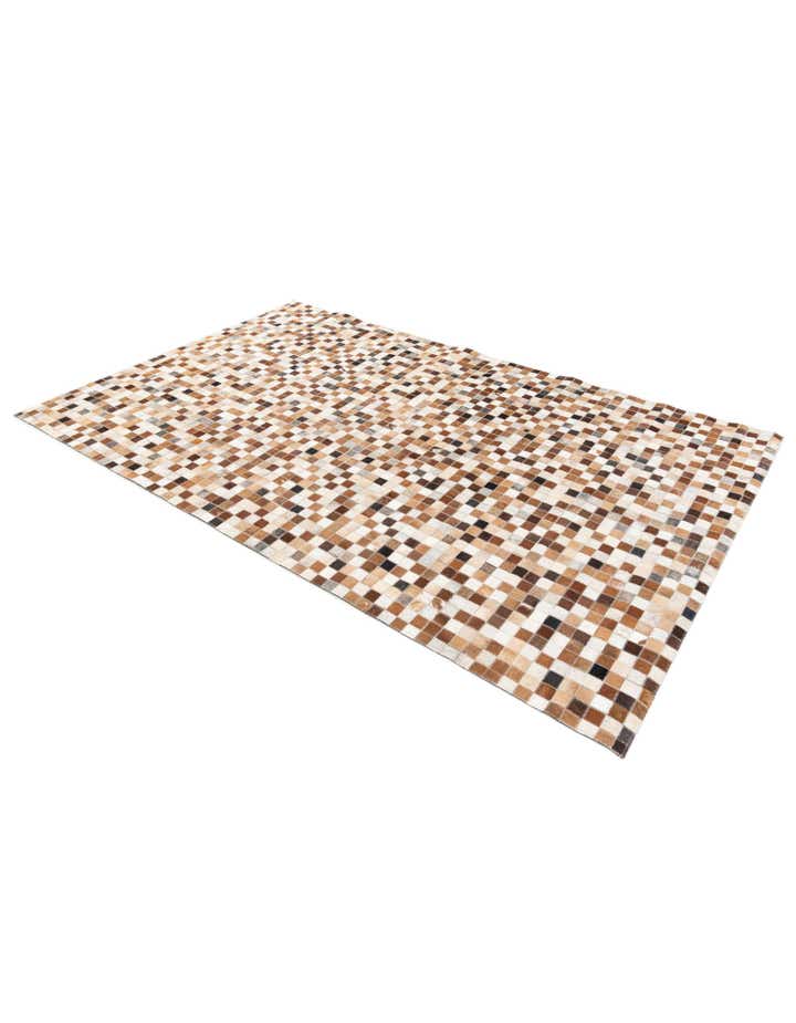 5' x 7' 11 Cowhide Stocks Rug