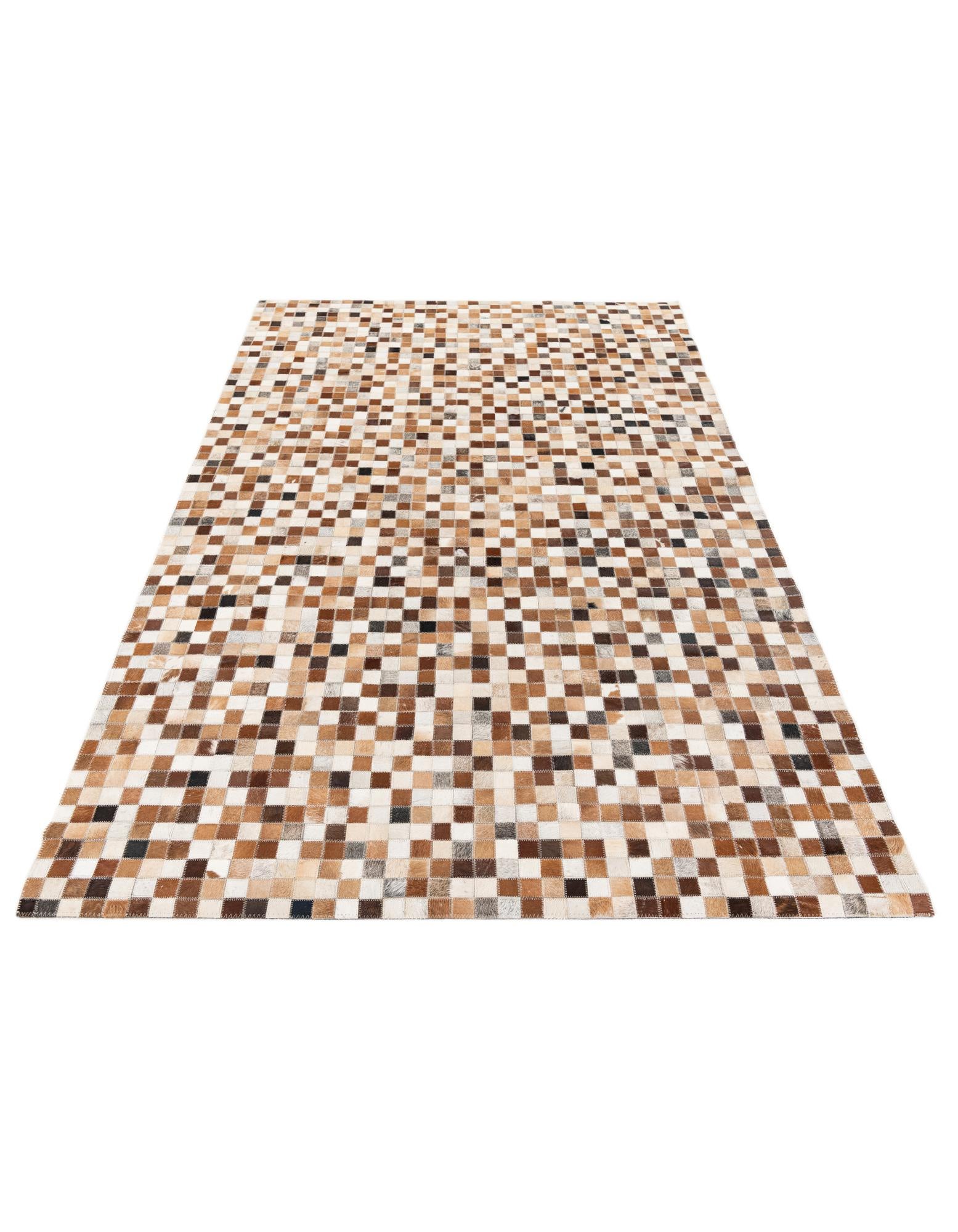 5' x 7' 11 Cowhide Stocks Rug